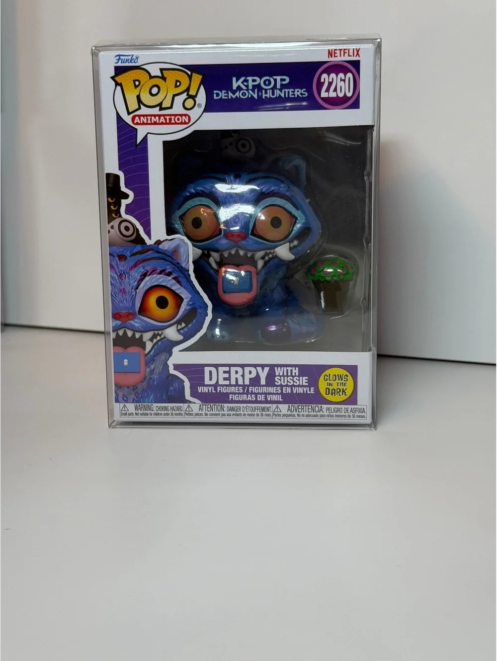 Funko POP! Animation KPop Demon Hunters Derpy with Sussie #2260 Glow in the Dark